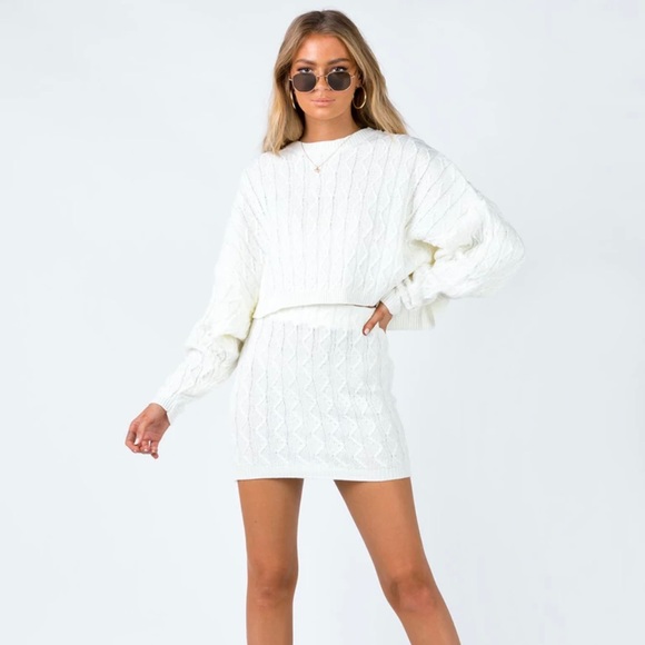 PRINCESS POLLY White Ainsley Skirt - Picture 4 of 10